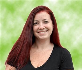 female employee with red hair