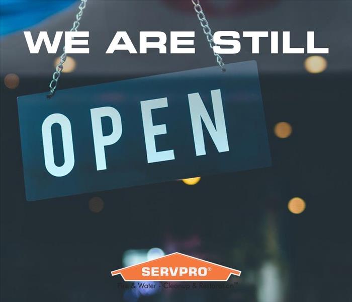 We are still open graphic.